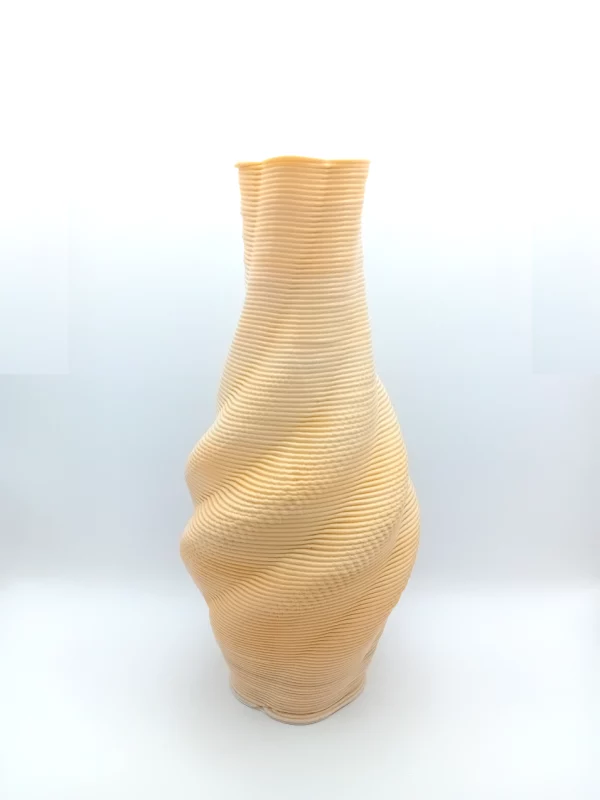 Twisted vase R-HDPE PlastOK PokUP