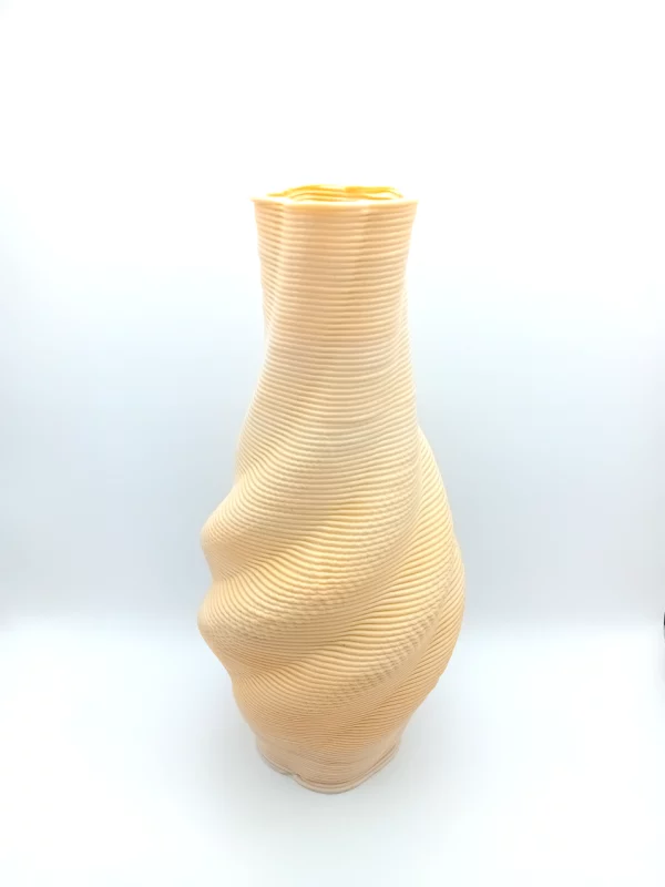 Twisted vase R-HDPE PlastOK PokUP