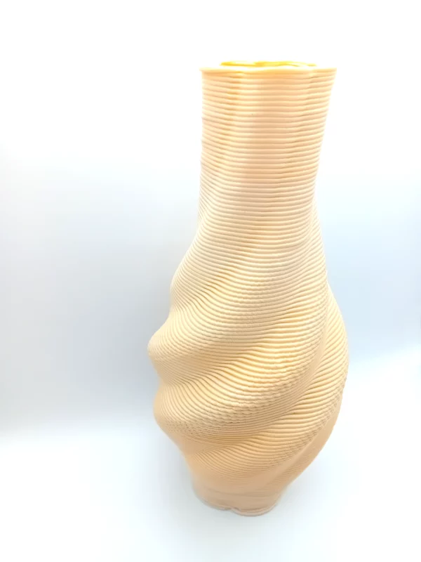 Twisted vase R-HDPE PlastOK PokUP