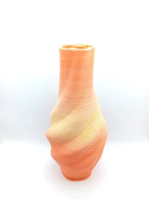 Twisted vase R-HDPE PlastOK PokUP