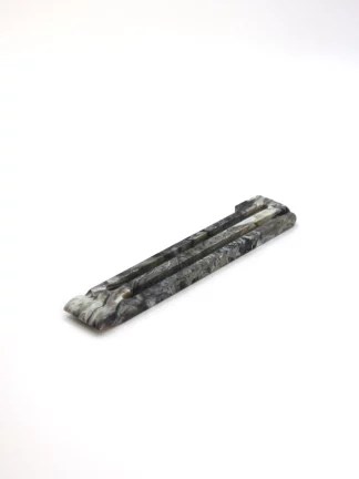 Grey tire lever from recycled plastic, upper view